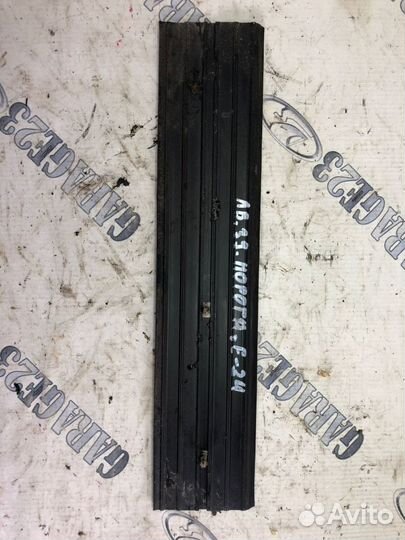 Накладка порога bmw e34 левый задний