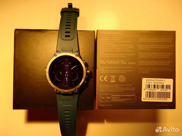 Смарт часы Zeblaze Stratos 2