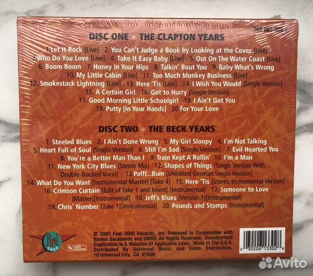 The Yarbbirds 1963-65 Box Фирменный 2 CD