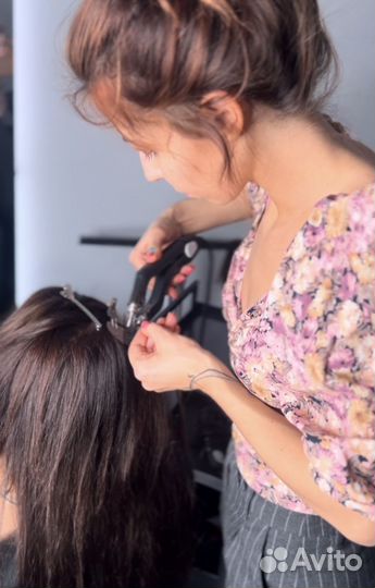 Загущение волос / Наращивание волос Москва