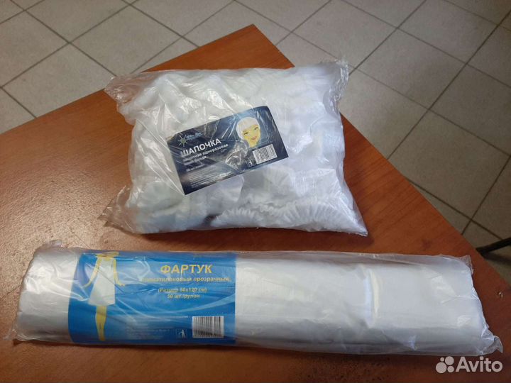 Шапочки и Фартуки одноразовые