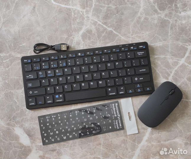Беспроводная мышка и клавиатура новая