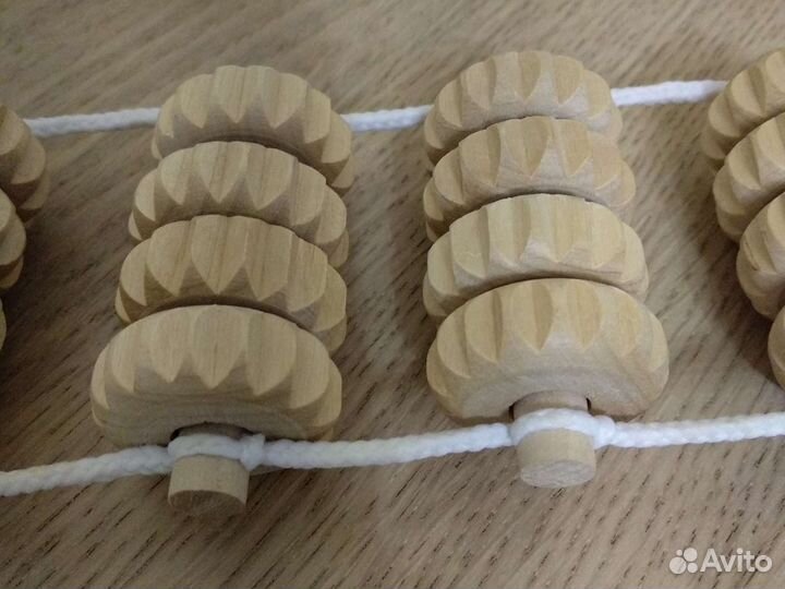 Массажер для спины деревянный