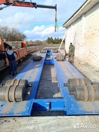 Весы автомобильные Атаман на раме с пандусами