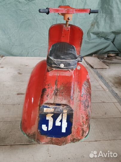 Мотороллер Кроха, педальный