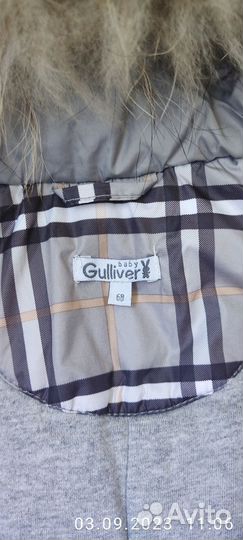 Зимний комбинезон Gulliver 68-74 размер