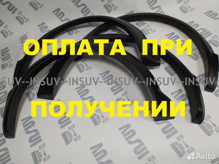 Расширители арок Нива Урбан +30мм абс
