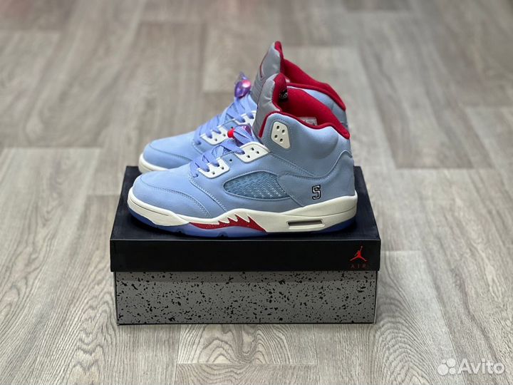 Кроссовки Air Jordan 5 Ice Blue (41-45)