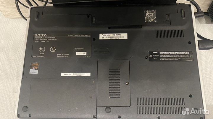 Ноутбук Sony vaio