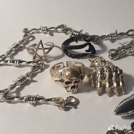 Украшения (кольца, подвески, готика)