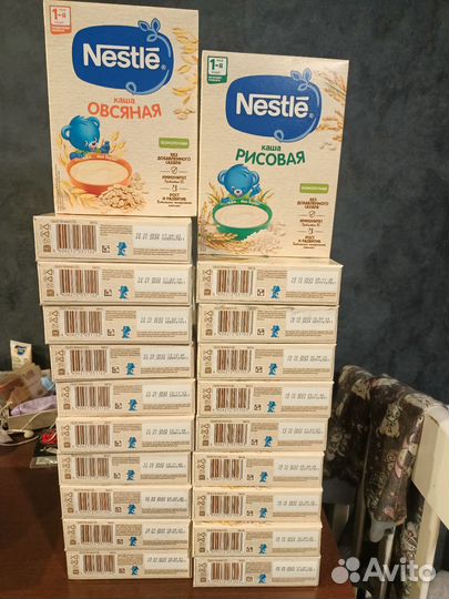 Каша Нестле безмолочная