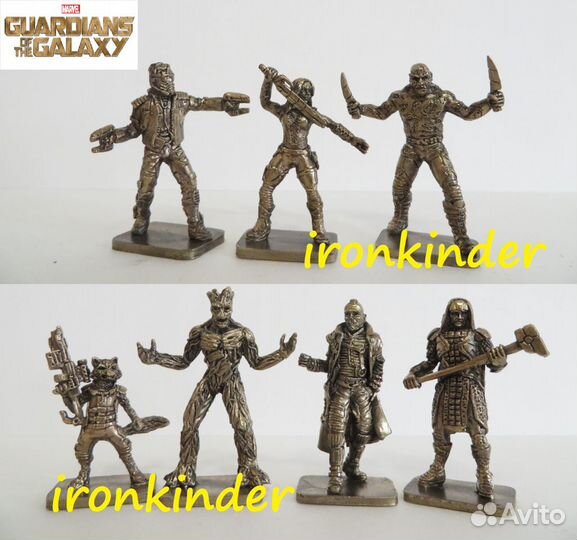 Металлические фигурки, бронза 40мм