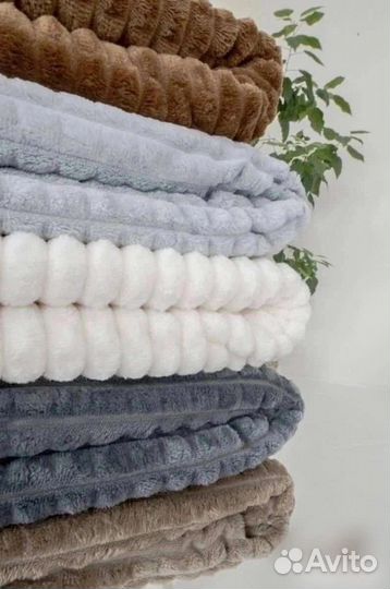 Плед в кубик