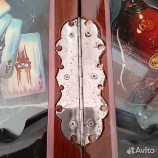 Нарды ручной работы со стеклом