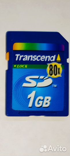 Карты памяти Transcend SD, олдовые