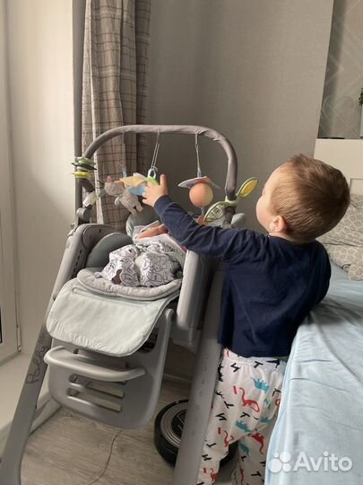 Стульчик для кормления chicco polly magic relax