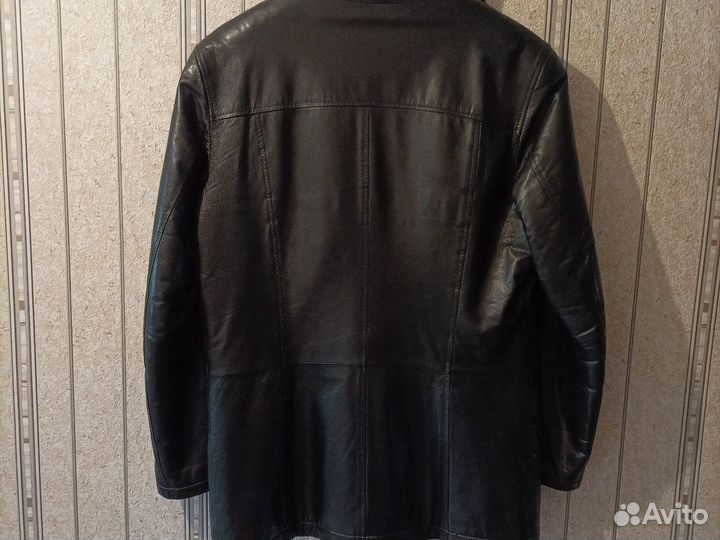 Кожаная дубленка мужская