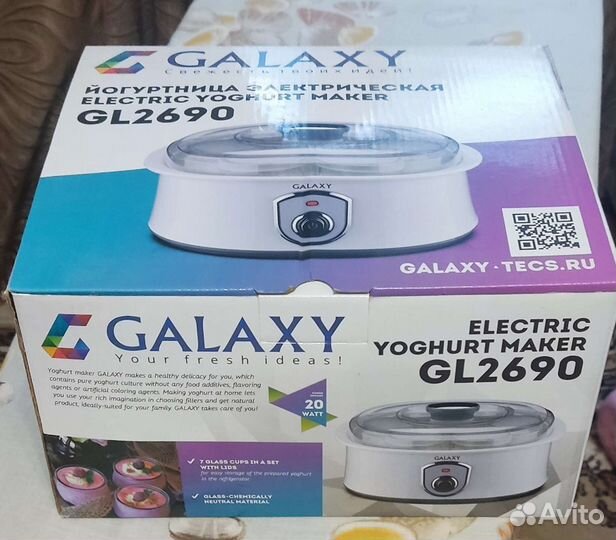Йогуртница galaxy gl 2690