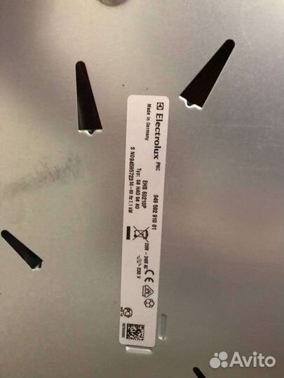 Варочная панель электрическая electrolux