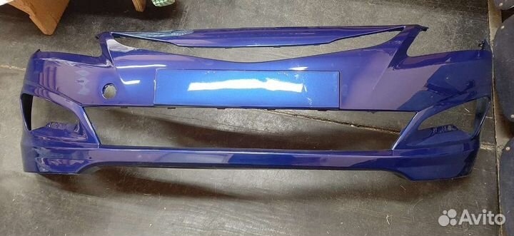 Бампер hyundai solaris зад перед