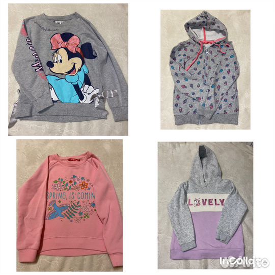 Вещи пакетом на девочку 122-134