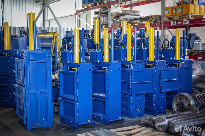 Пресс для макулатуры, пластика, пэт, картона