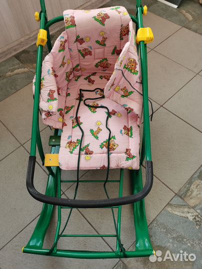 Детские санки с колесами