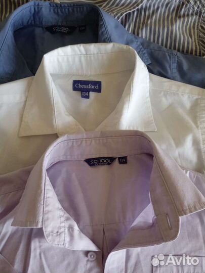 Рубашки на мальчика 134 140