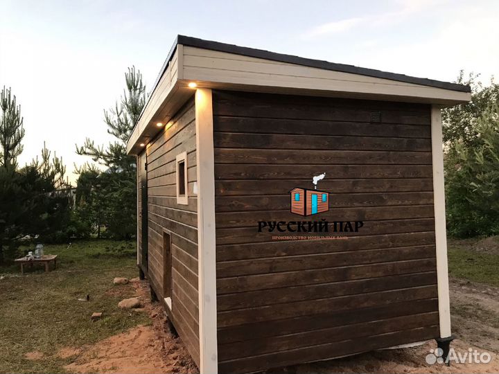 Баня под ключ 6х2,5 комфортная