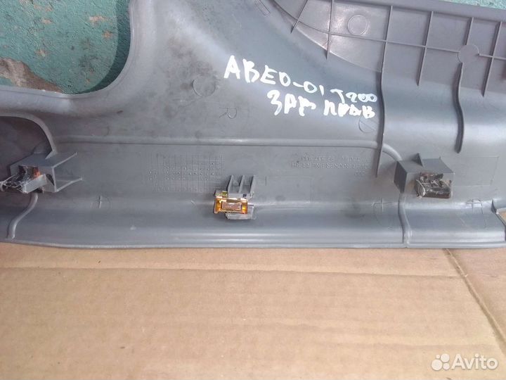 Накладка порога задняя правая Chevrolet Aveo T200