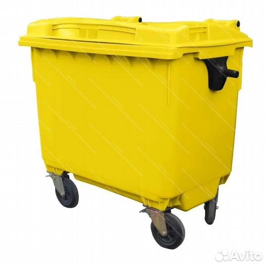 Мусорный контейнер пластиковый 660л П-4733