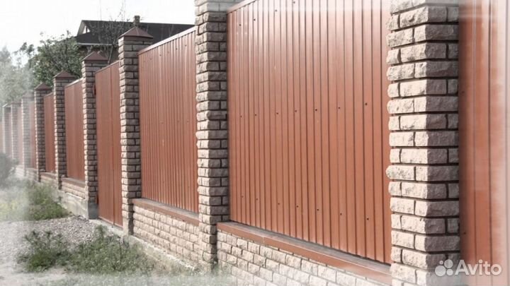 Забор из профлиста