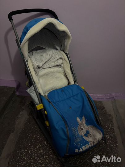 Коляска санки