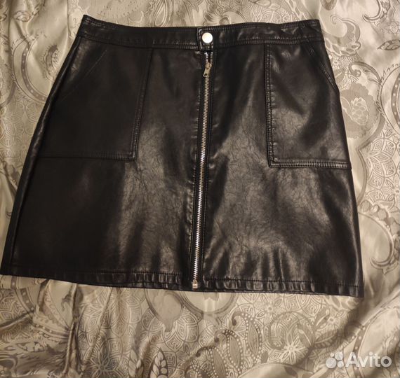 Кожаная юбка
