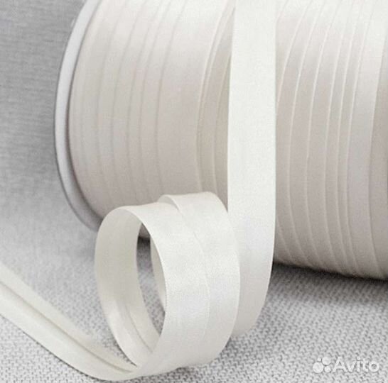 Атласная косая бейка 15мм