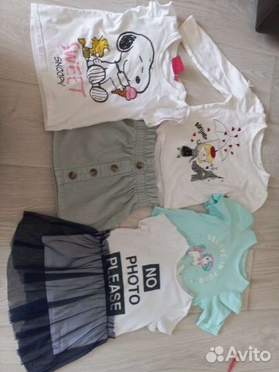 Вещи пакетом на девочку 104