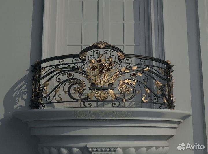 Кованный балкон