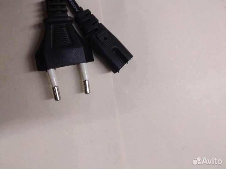 Шнур сетевой 2 жилы с сечением 0.2