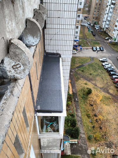 Ремонт и герметизация балконных козырьков