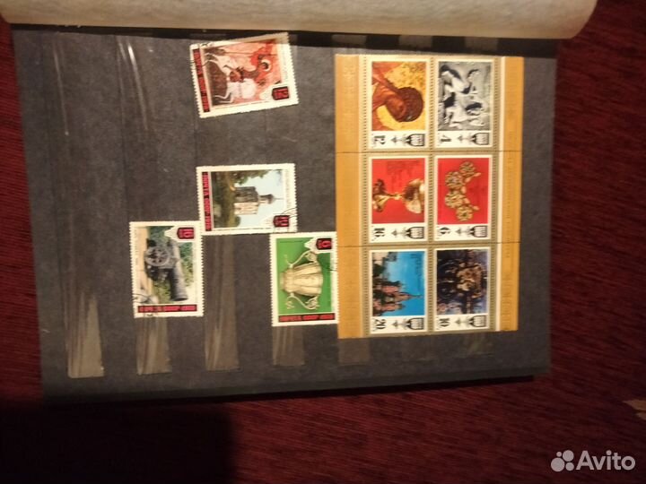 Альбом с марками СССР искусство,часть 1