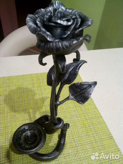Подсвечник Кованая роза