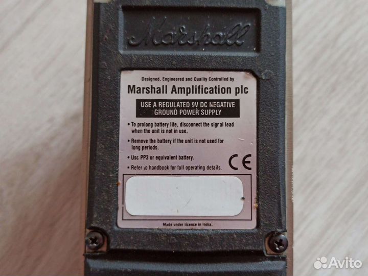 Гитарная педаль marshall jackhammer jh-1