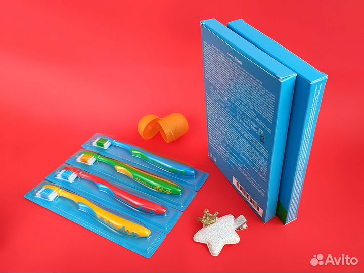 Детские зубные щетки Амвэй Glister Kids уп 4 цвета