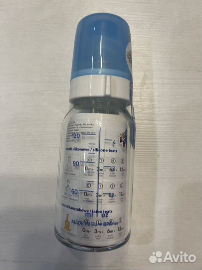 Бутылочка, пустышка и накладки для кормления