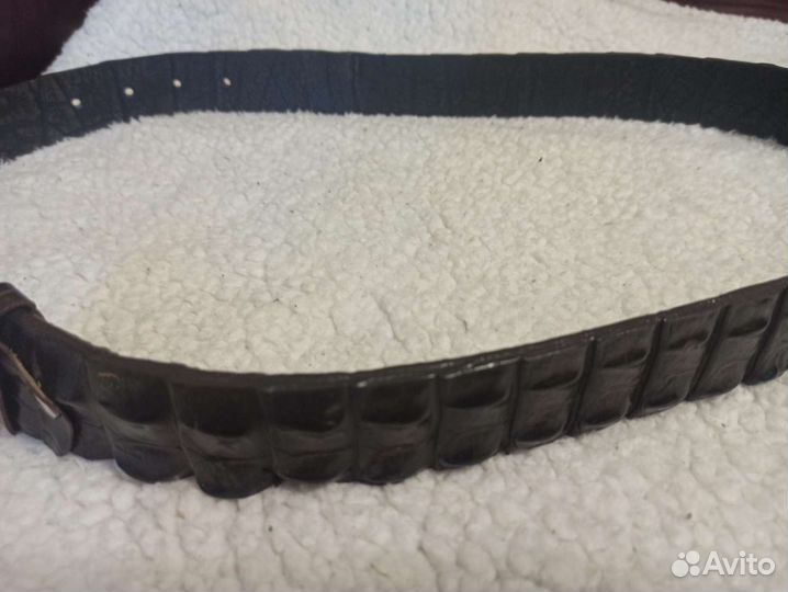 Ремень из кожи крокодила