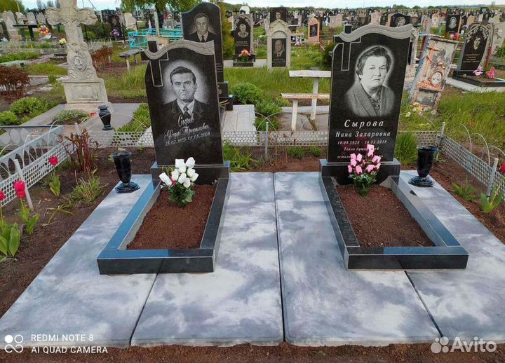 Благоустройство могил в Краснобродском