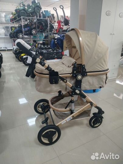 Коляска трансформер 2в1 для новорожденных