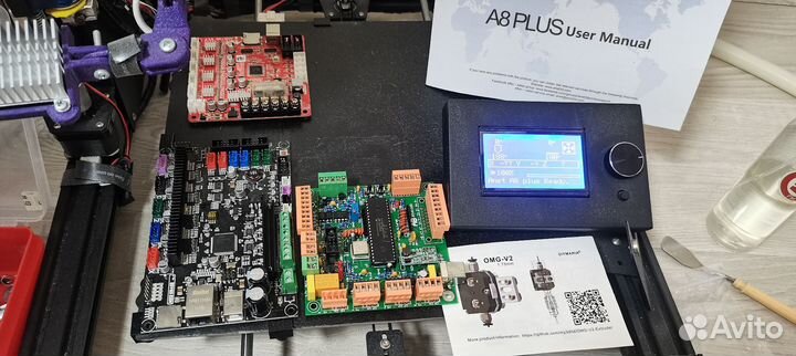 Запчасти 3Д принтера, пластик, шкаф для принтера