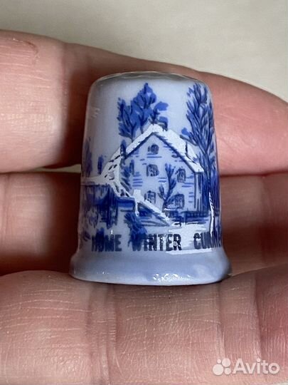 Наперстки коллекционные серии 'Зима' (цена за 3)