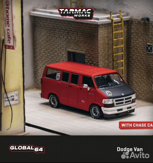 Dodge Van Ram 1:64, Tarmac Works, в наличии